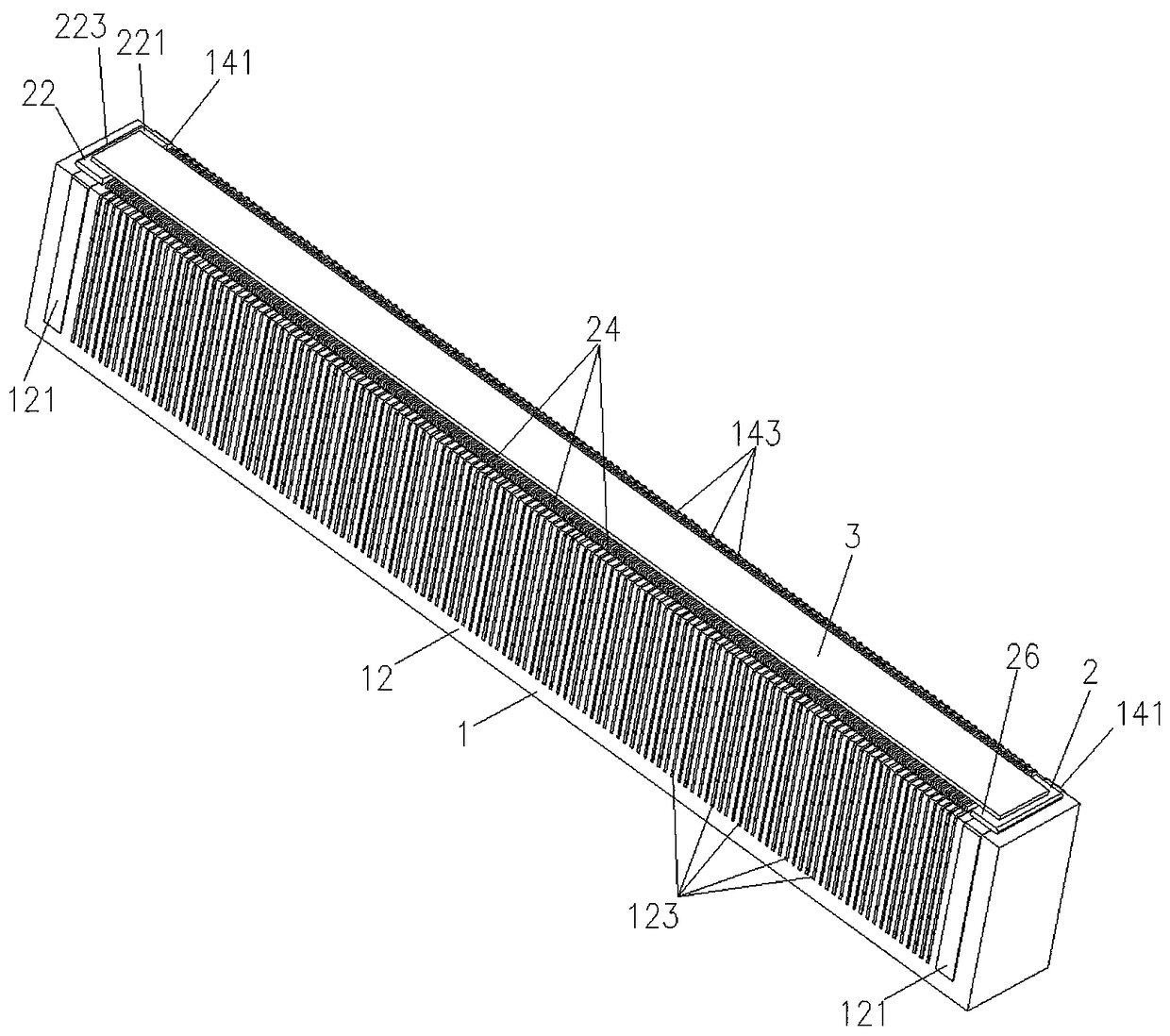 Super-high-density array transducer