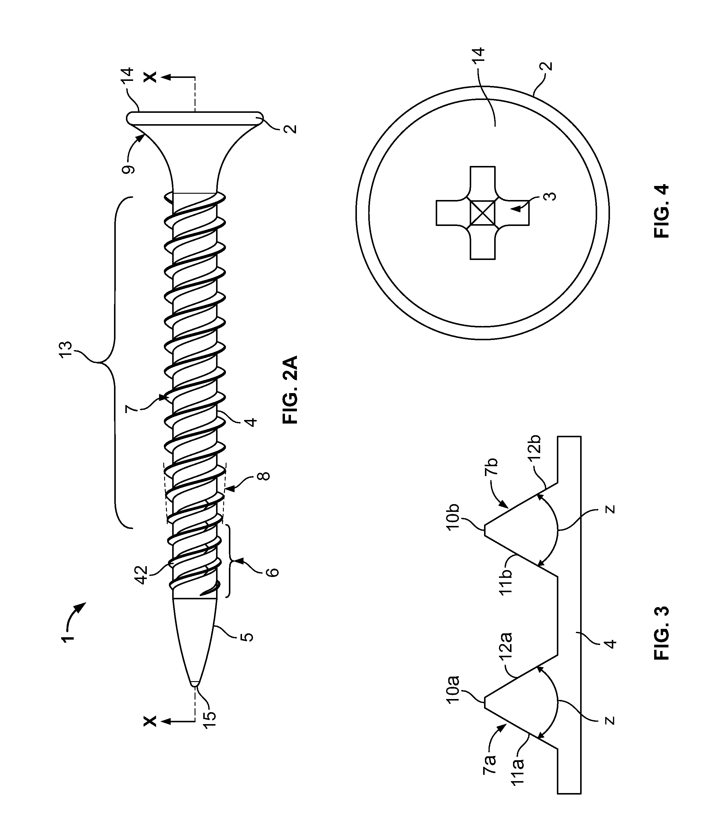 Threaded screw fastener