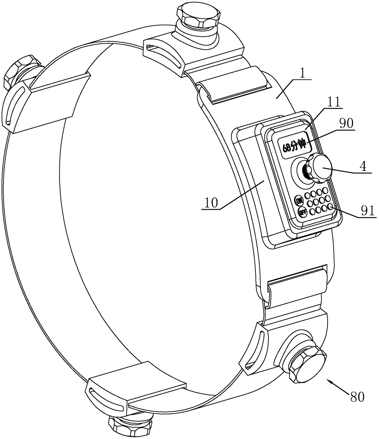 Femoral artery compression device