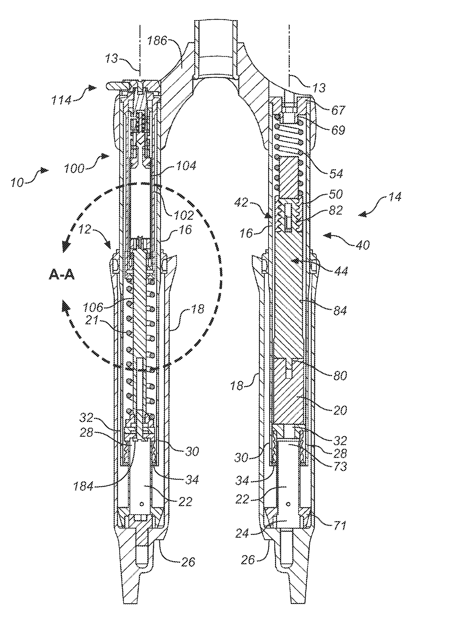 Methods and apparatus for suspension lock out and signal generation