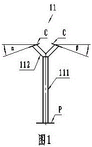 Ridge assembled roof bent frame