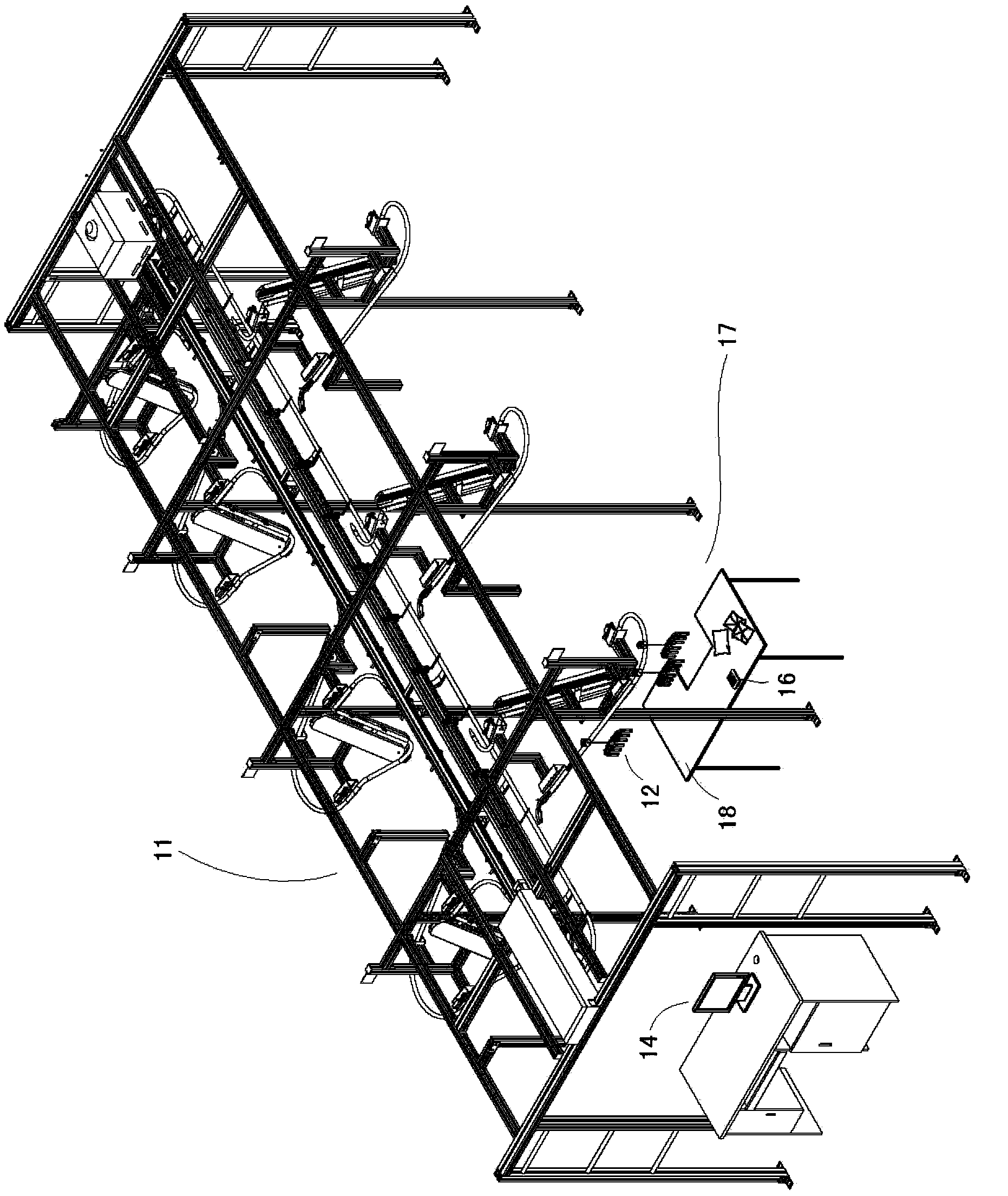 Production system of light and textile industry clothing products