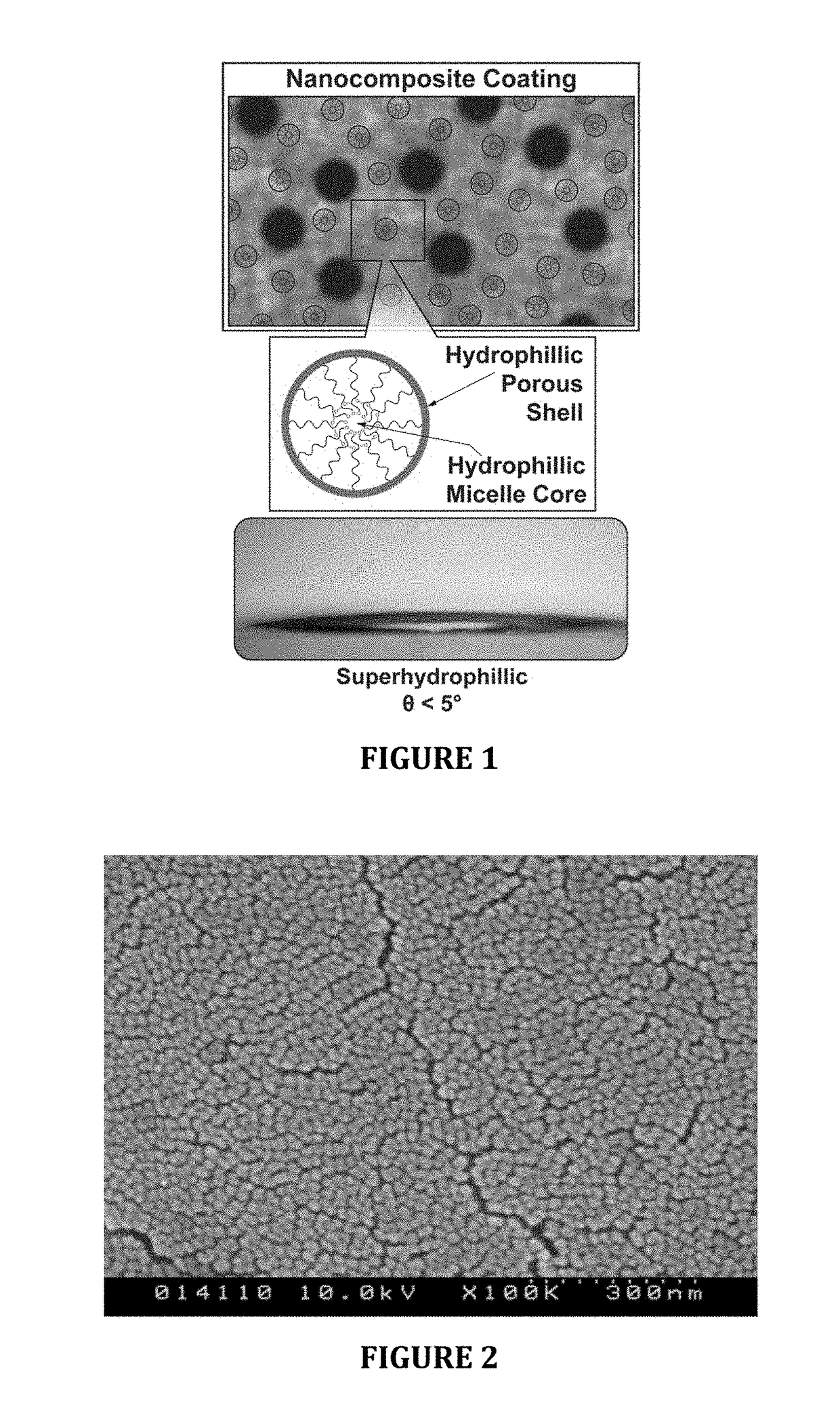 Hydrophilic anti-fog coatings