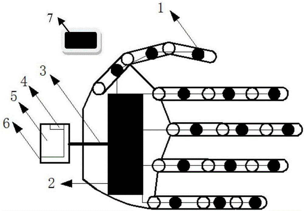 Touch sensing data glove