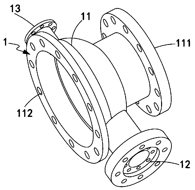 A fourth-axis rotary indexing processing device for a valve body special processing center