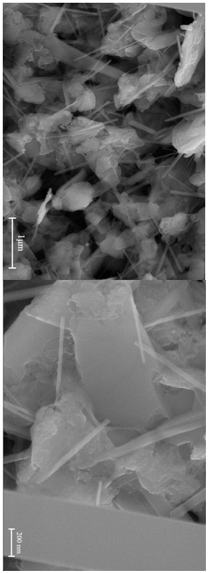 Ruthenium-doped moo in an acidic aqueous solution  <sub>3</sub> Cathode material and preparation method thereof