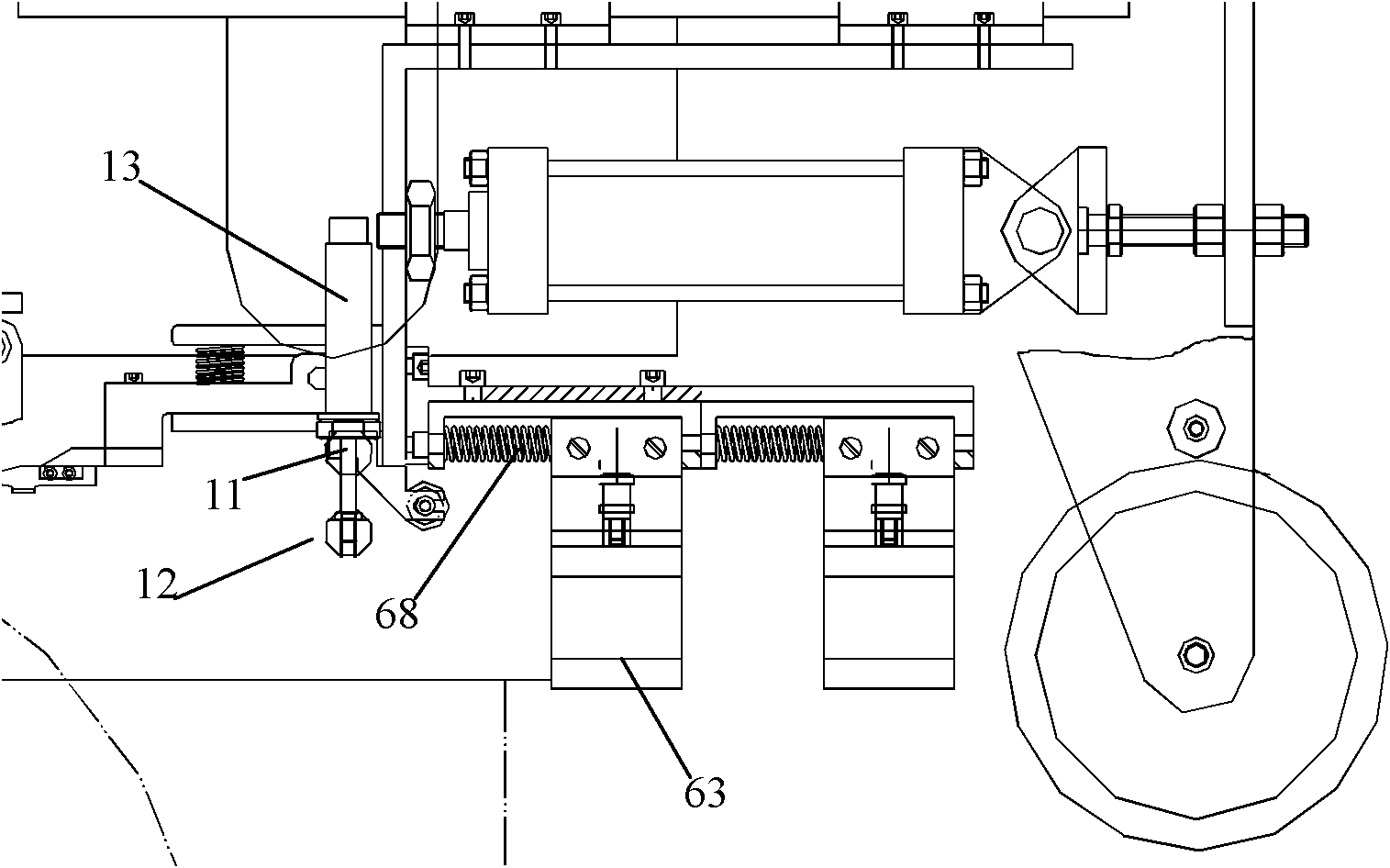 Radial tire bead ring winding machine with six stations