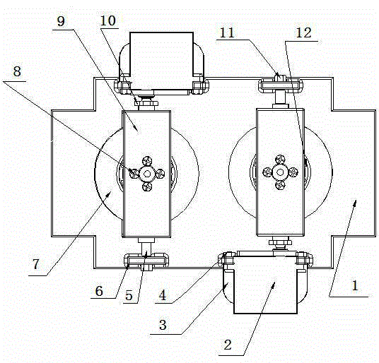 Gyroscopic-effect-based transverse self-balancing device and method