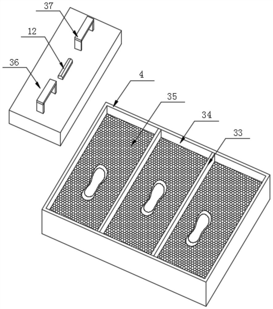 Impression box and foot shoe tree model construction system