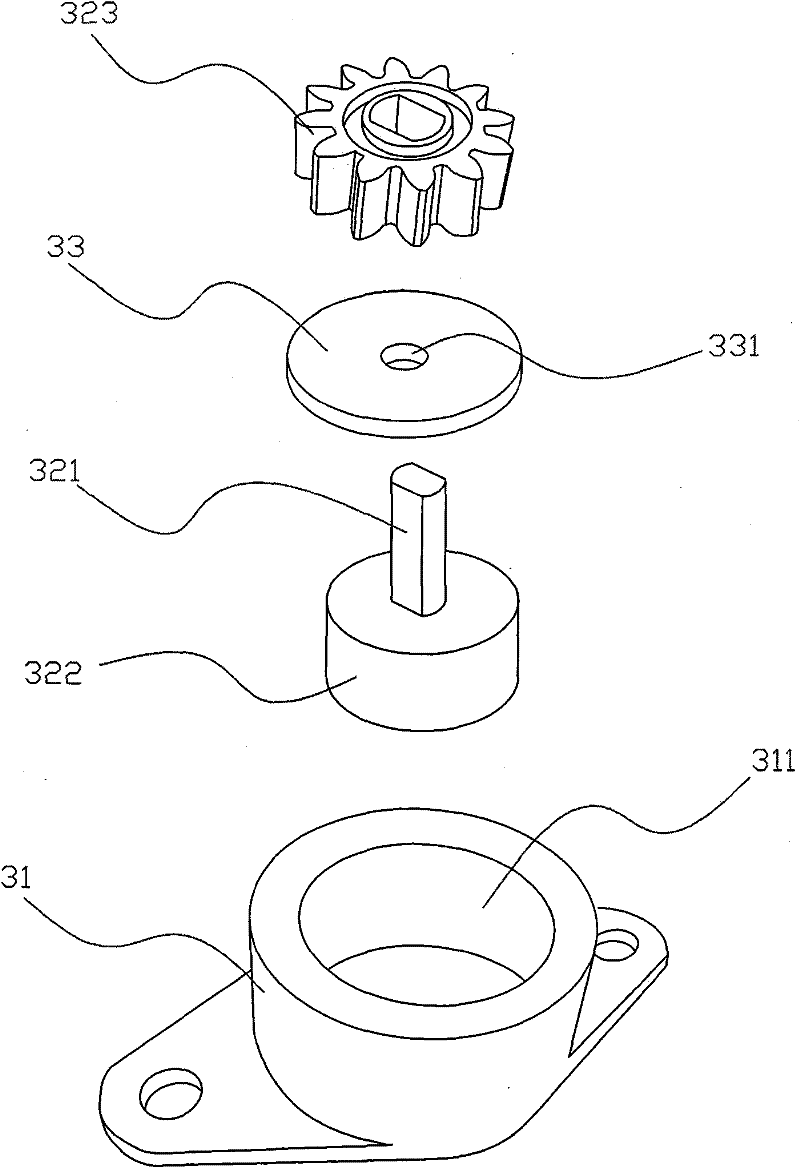 Buffer-type rotating shaft door for shower room