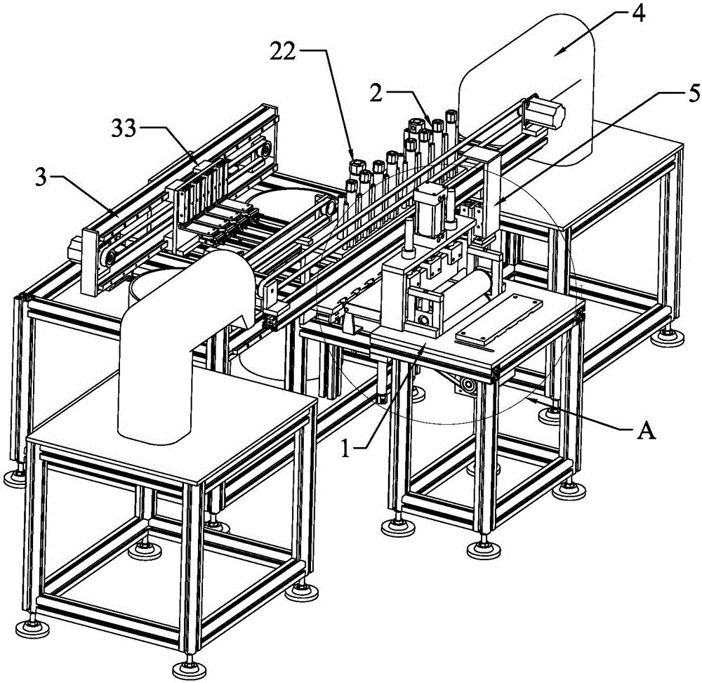 Automatic buckle-belt-passing machine