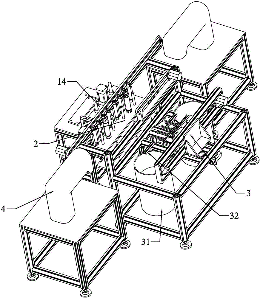 Automatic buckle-belt-passing machine