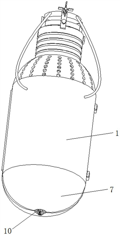 Severe weather protection bag based on wind power protection for fruit and vegetable planting