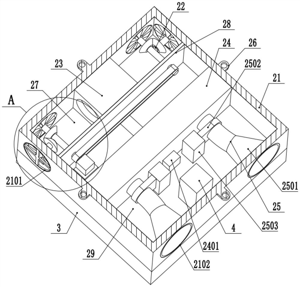 Self-protection and hazard remedy device after out-of-control falling of electric unmanned aerial vehicle