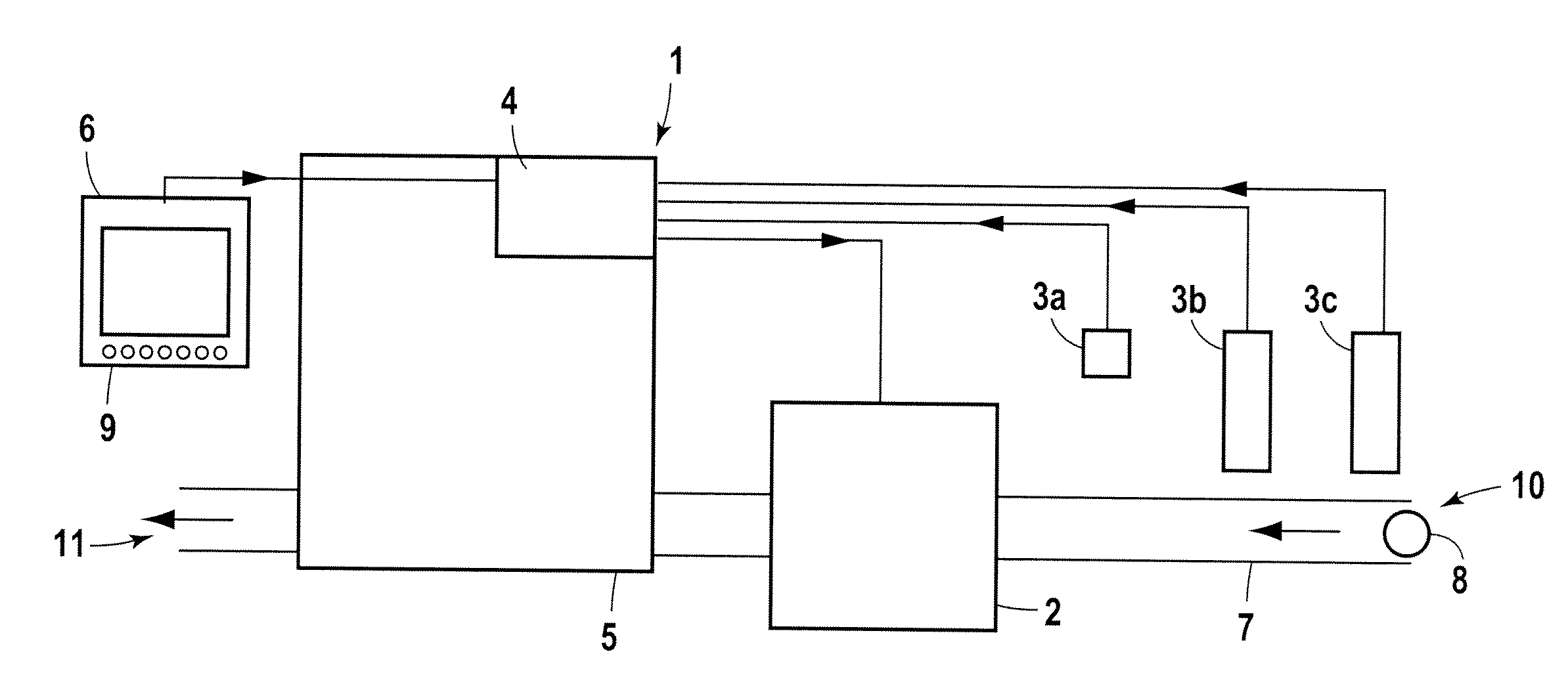 Device and method for drying containers