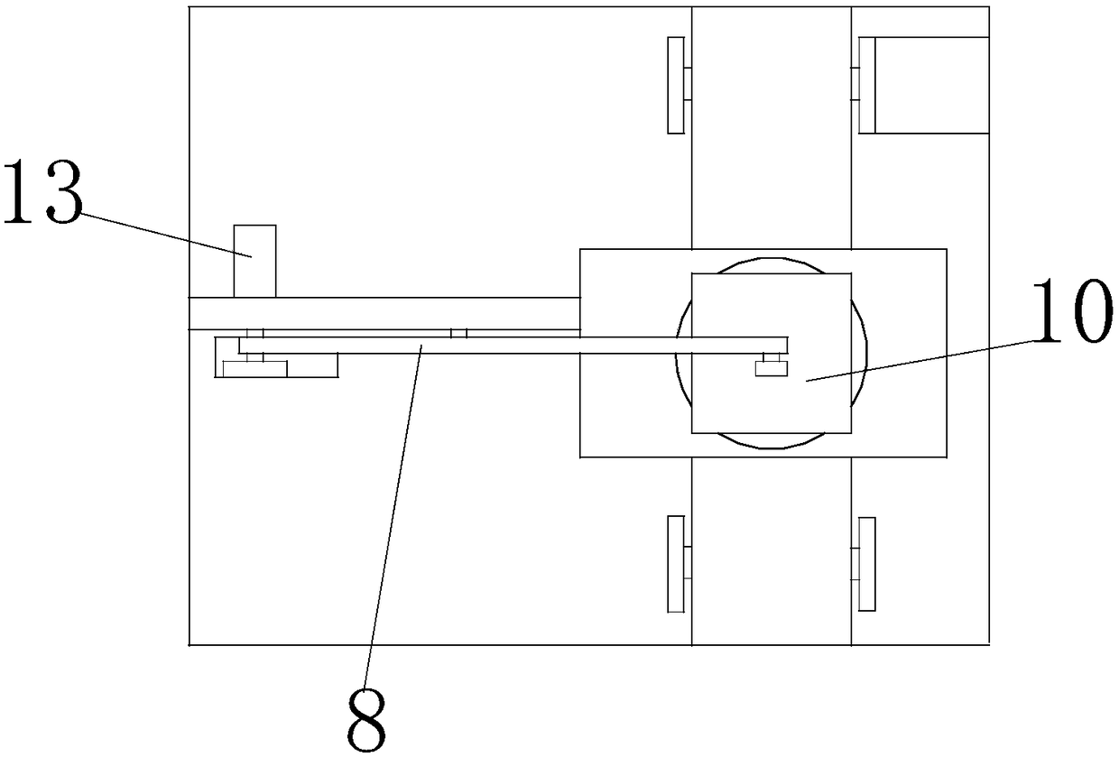 Automatic stamping device for edible oil packaging box