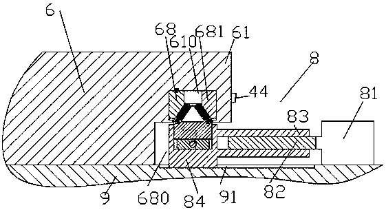 A biaxially adjustable processing workbench structure