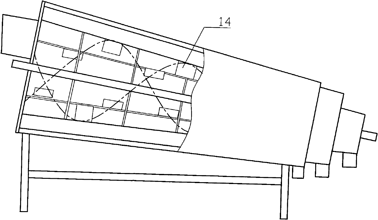 Classified dust collecting device of tablets