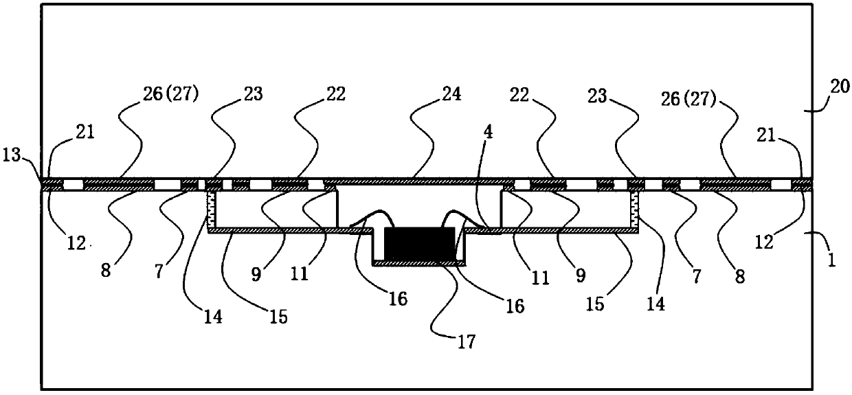 A LTCC substrate three-dimensional stacking structure and a hermetic packaging method thereof