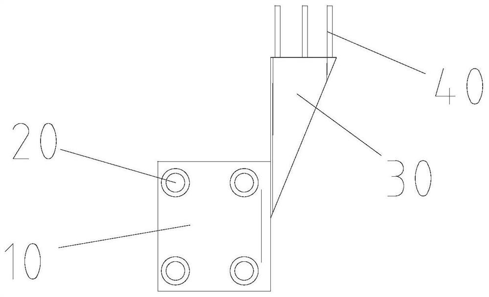 Cable erecting device and erecting method thereof