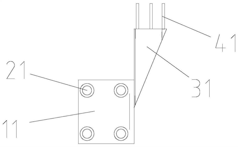 Cable erecting device and erecting method thereof