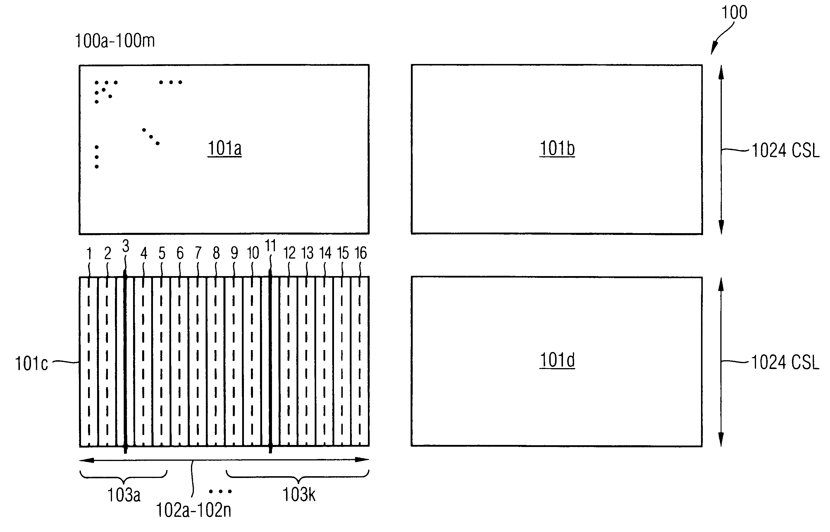 Method for activating a plurality of word lines in a refresh cycle, and electronic memory device