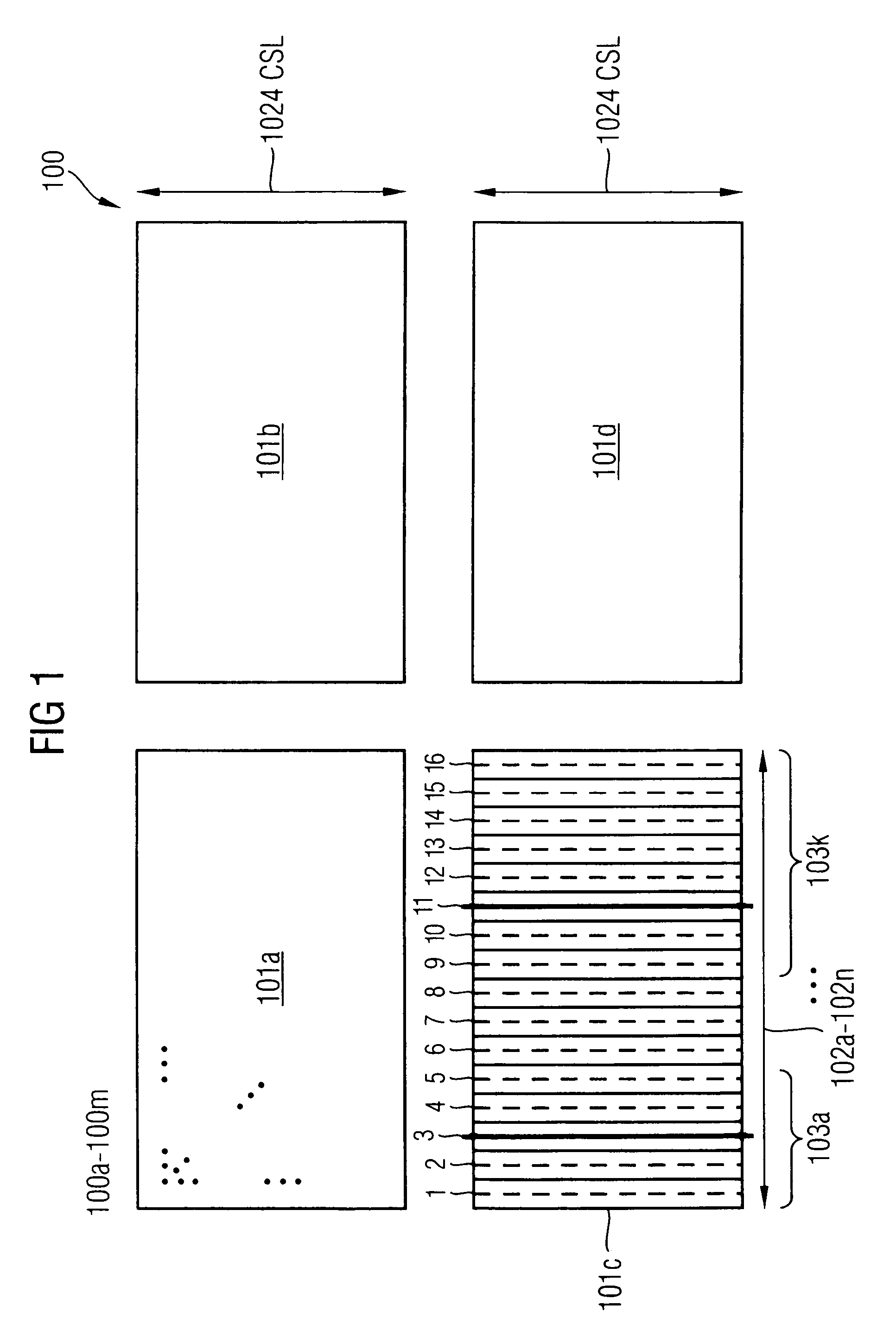 Method for activating a plurality of word lines in a refresh cycle, and electronic memory device