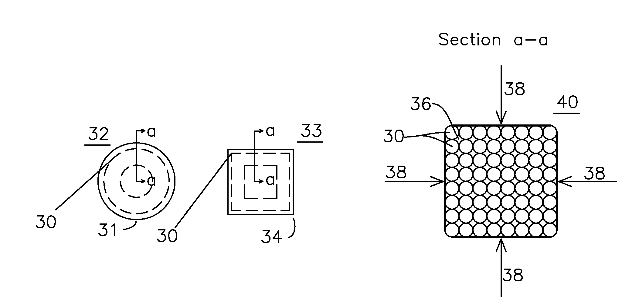 Sintered wire cathode