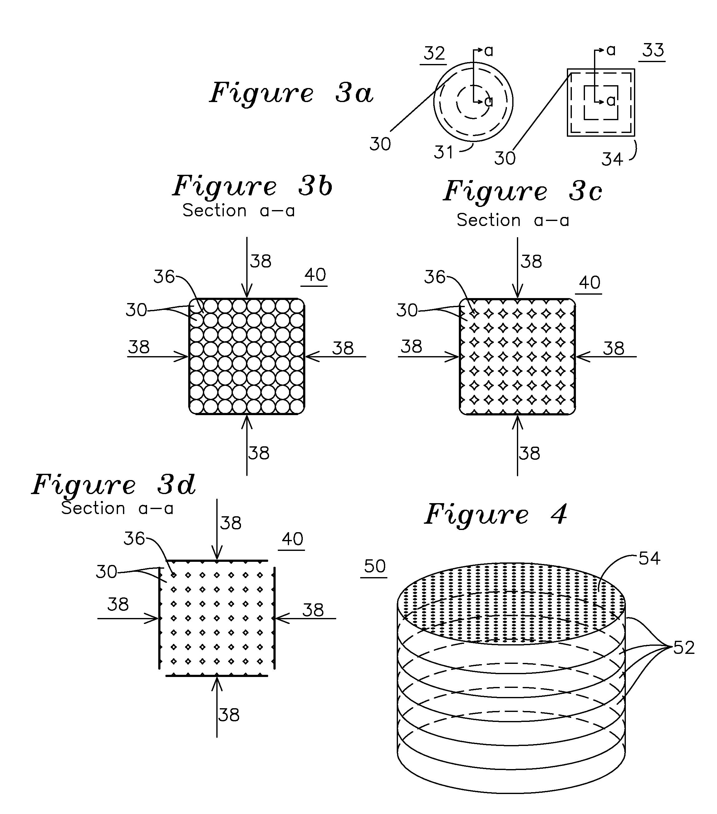 Sintered wire cathode