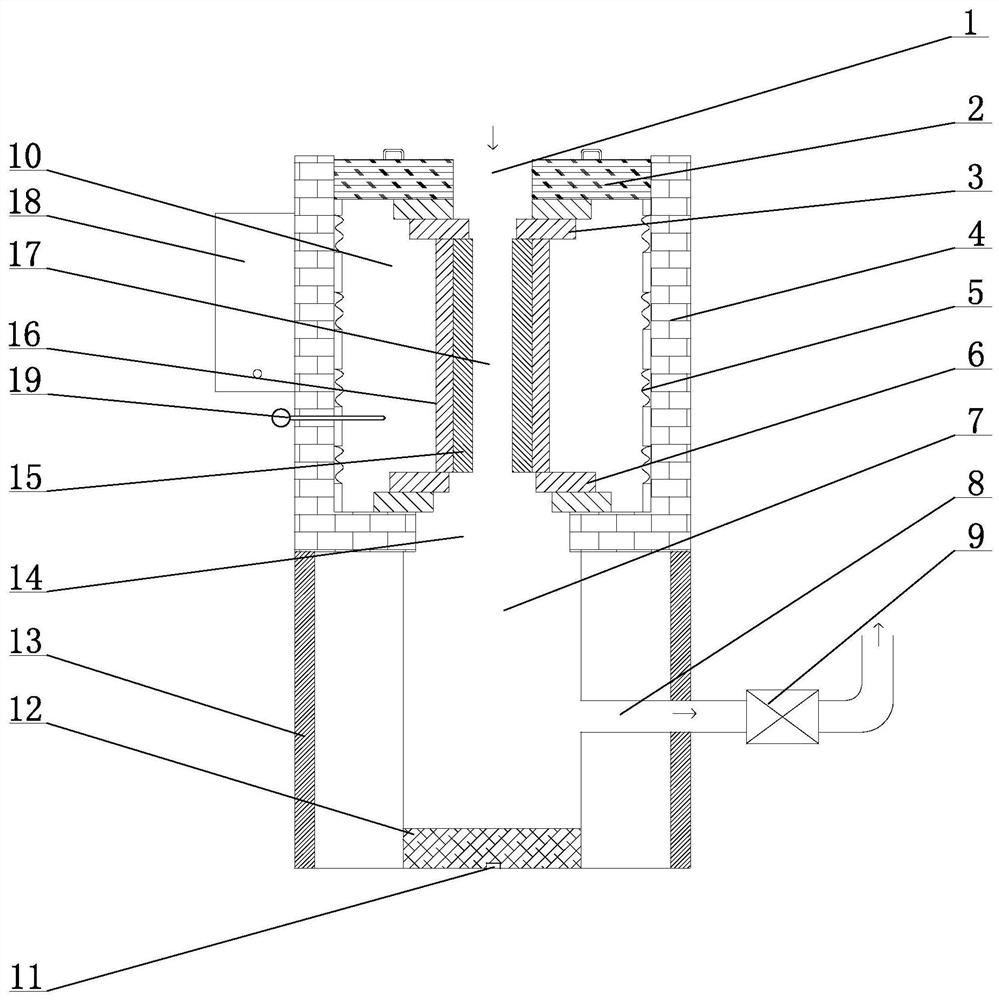 Interference fit composite cylinder sleeve disassembling furnace