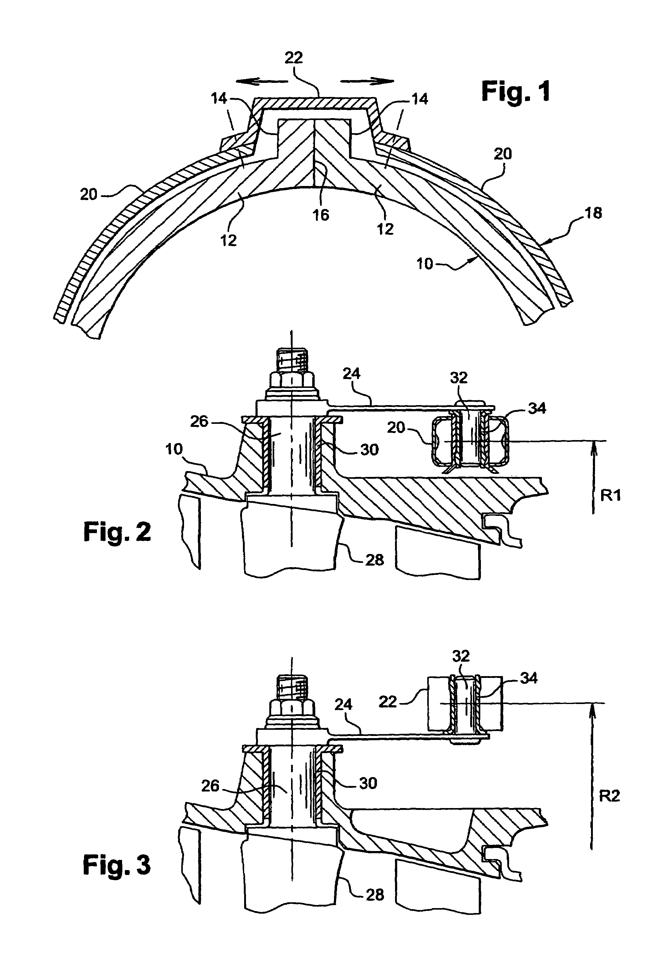 Device for controlling variable-pitch vanes in a turbomachine