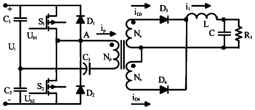 Direct-current withstand voltage test device and method used for ultra-high-voltage converter transformer