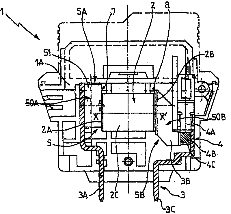 Device for providing voltage surge protection through clamping