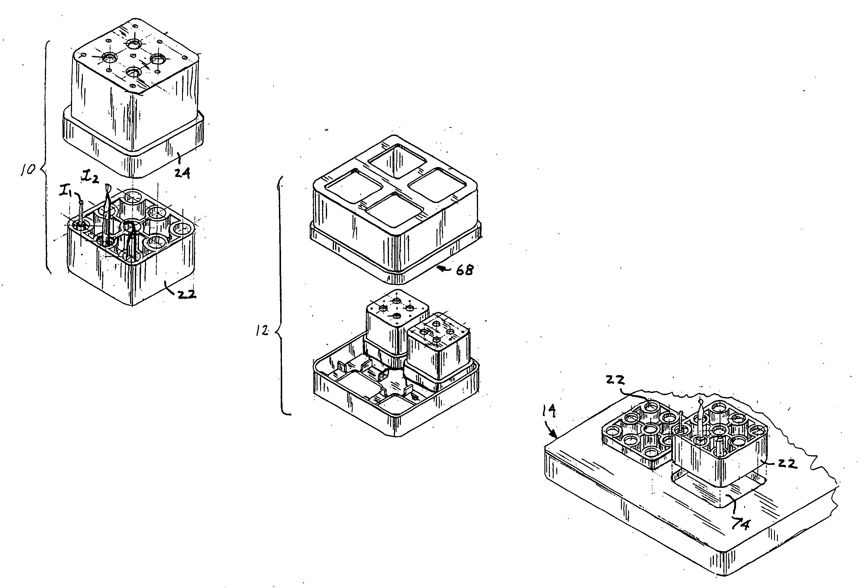 Medial instrument holding and presentation system