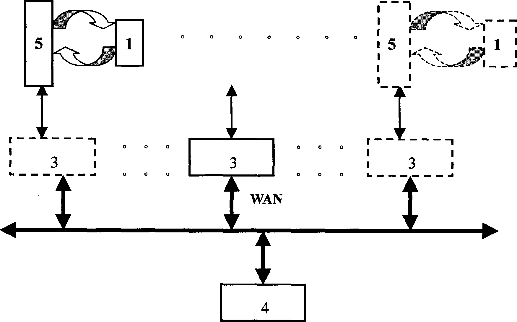 Radio frequency article identifying flow tracking and positing method and its realization