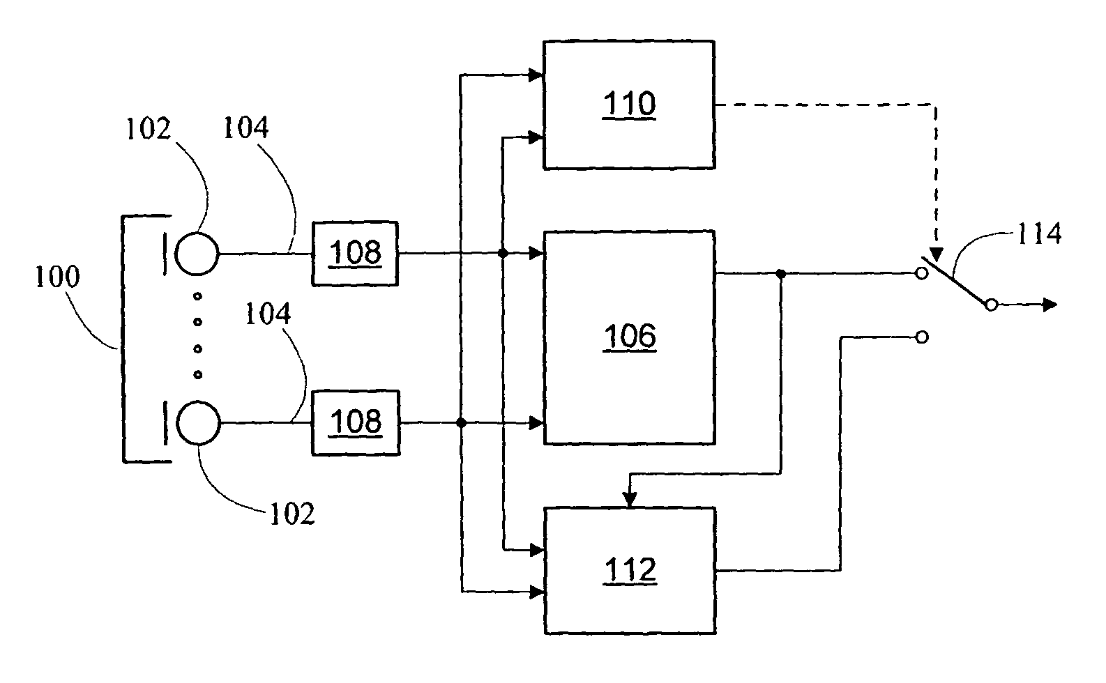 System for detecting and reducing noise via a microphone array