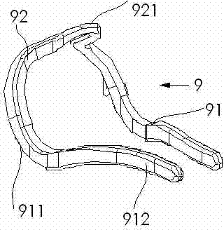 High-polymer-material external spring spray gun