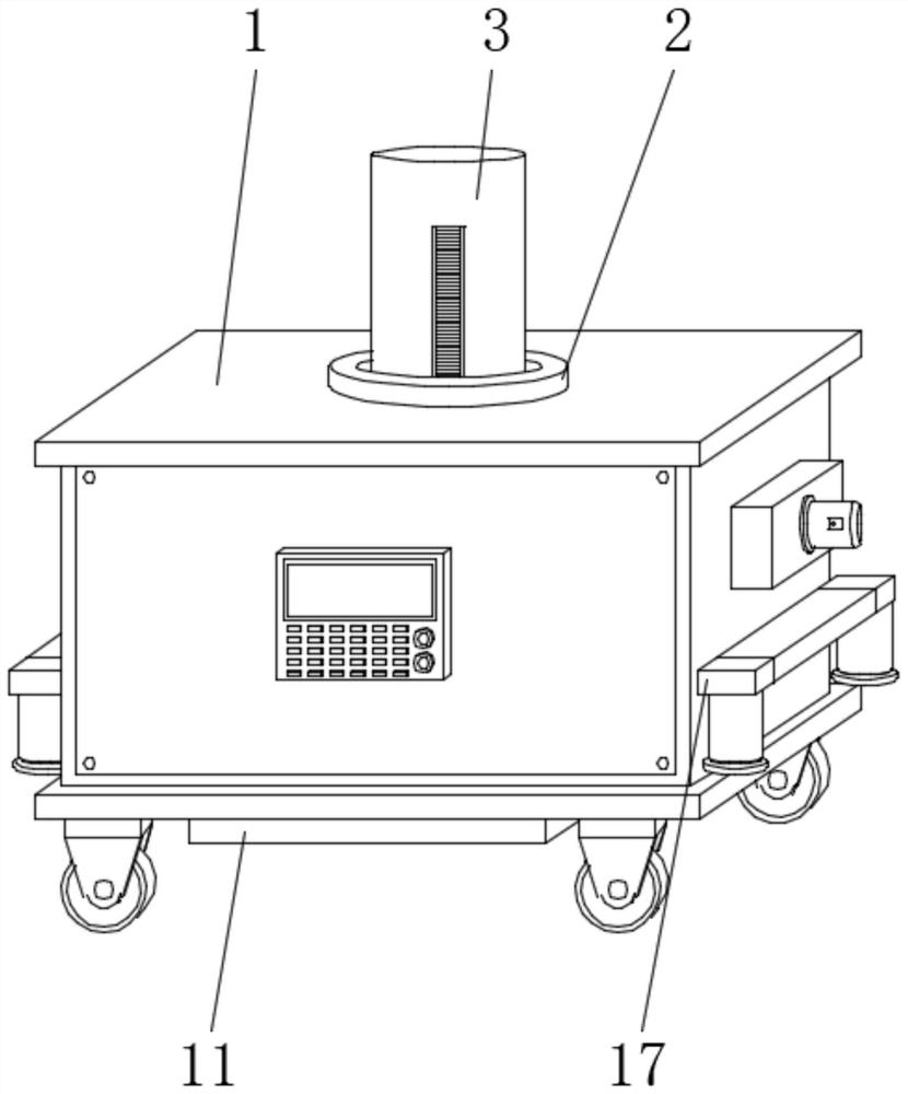 Pole pit tamping device for electric power engineering