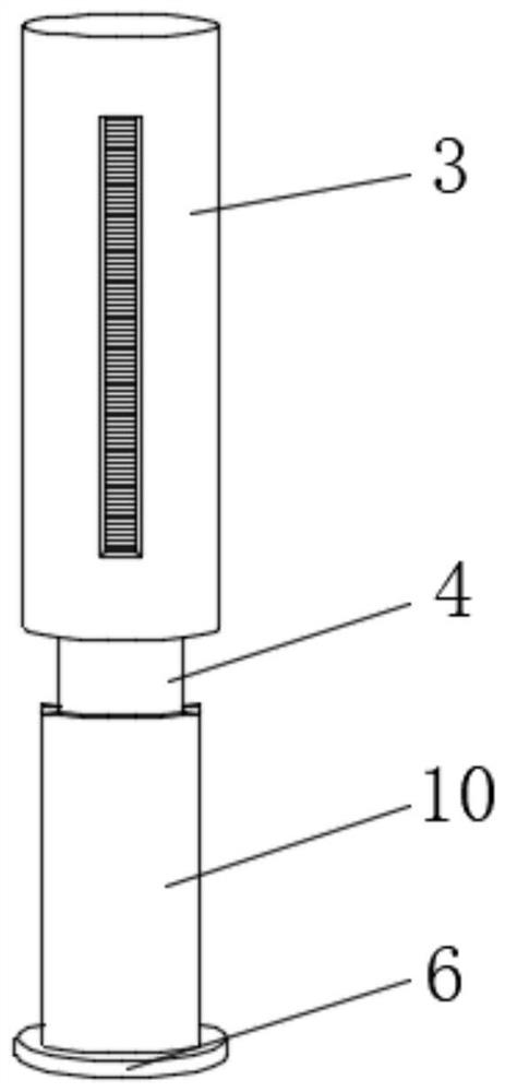 Pole pit tamping device for electric power engineering