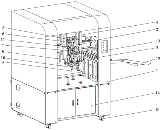 Movable assembling mechanism based on joint robot