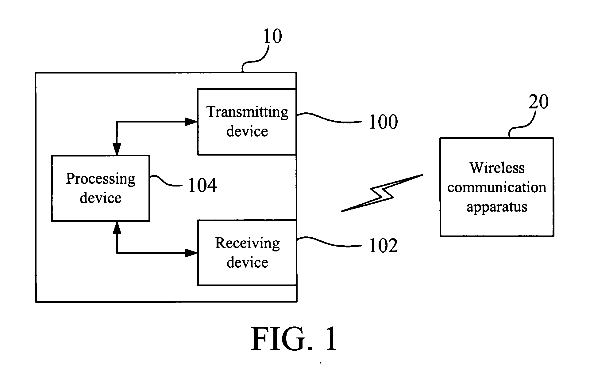 Positioning system of positioning wireless communication apparatus