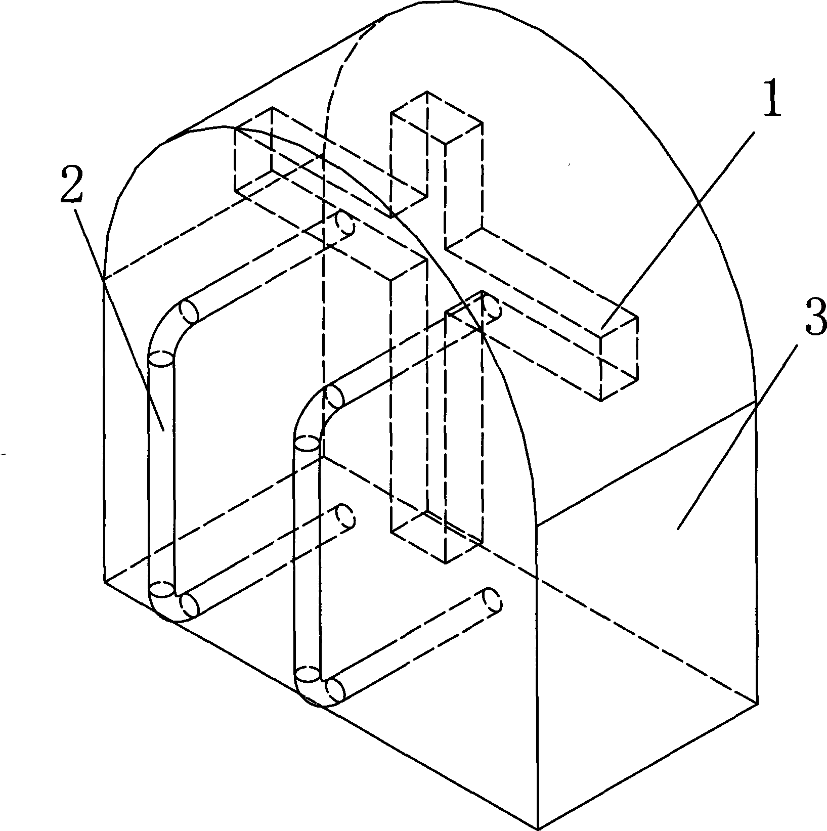 Industrial kiln door, manufacturing method thereof and used cast material