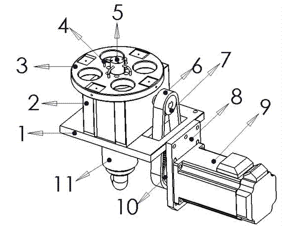 Rotary vacuum device