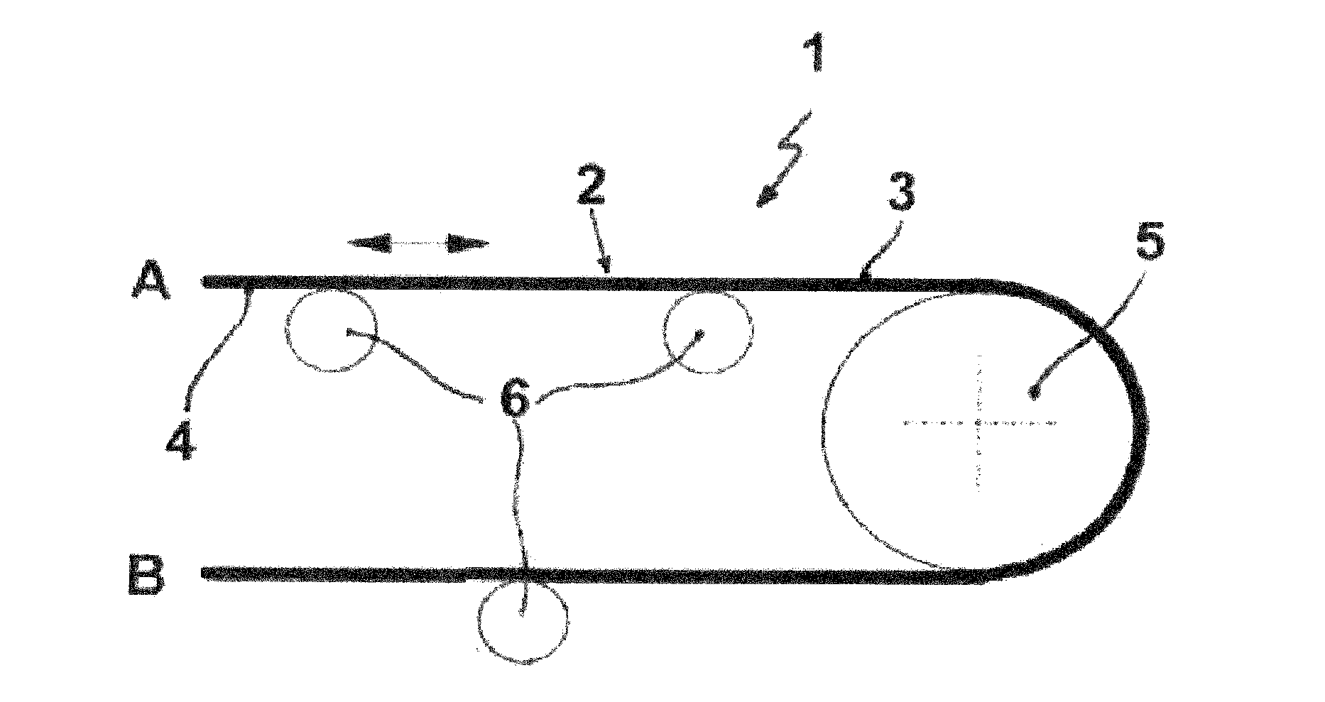 Conveying installation with improved energy requirements