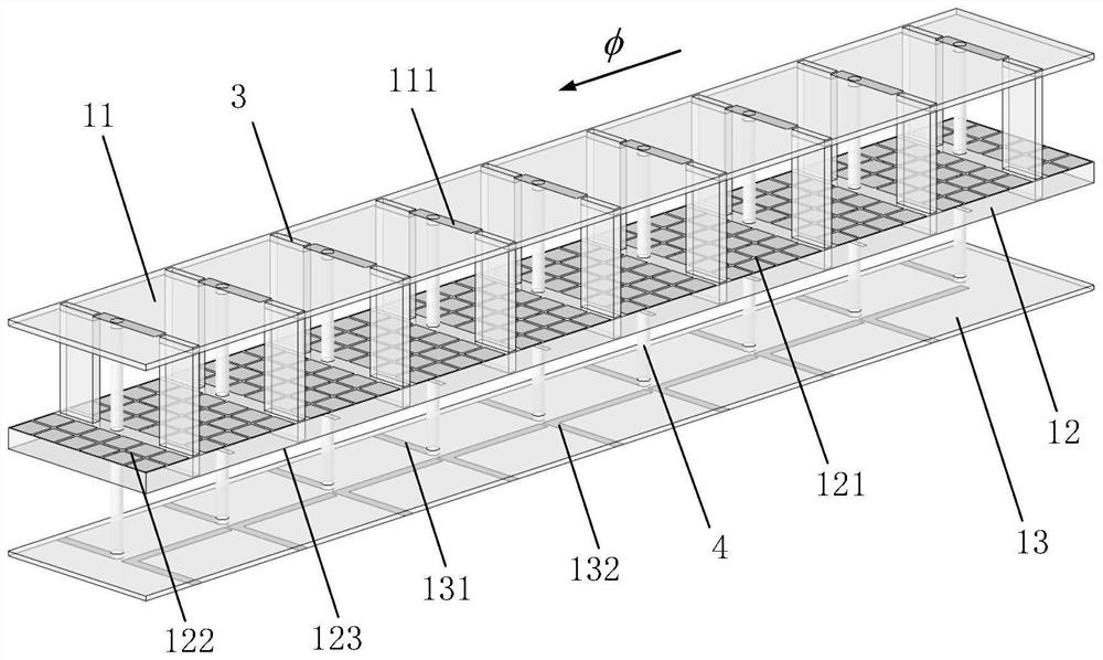 Phased array dual-polarization broadband wide-angle scanning array antenna applied to neural network driving