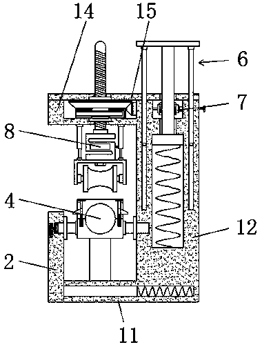 Constructional engineering steel bar strength detection device