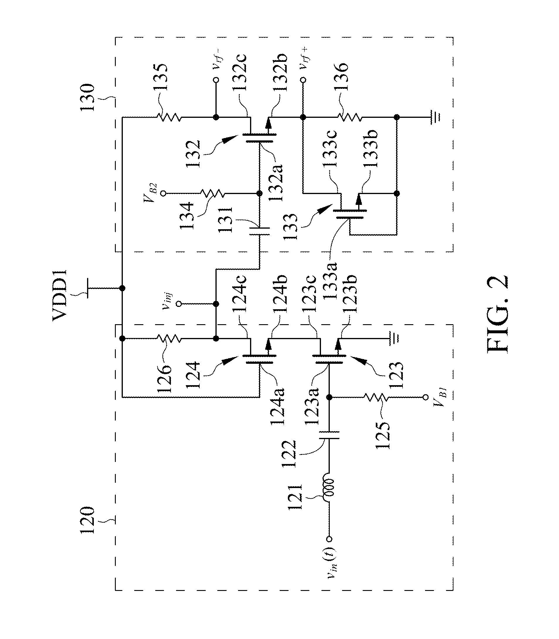 Frequency shift-keying reader circuit