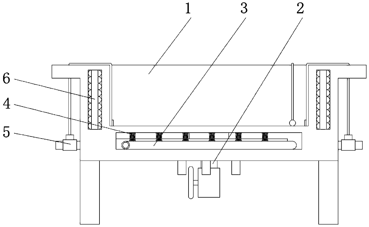 Large-capacity stainless steel heat preserving hot water pool matched with operating working condition of air compressor