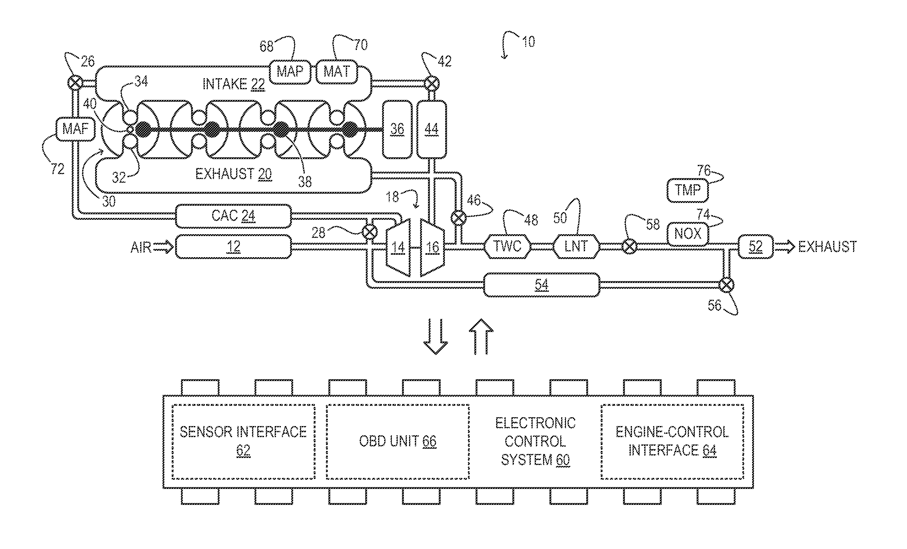 Spring system to reduce turbocharger wastegate rattle noise