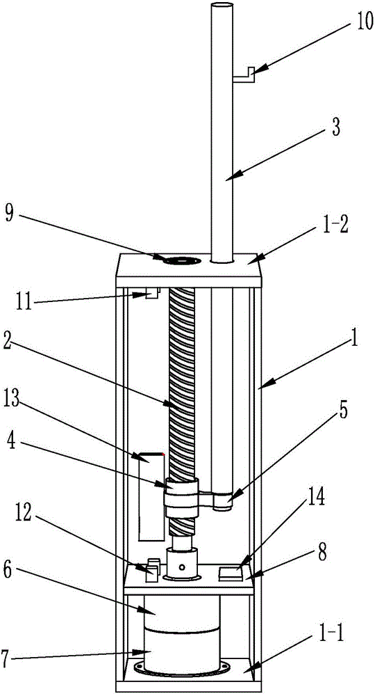 Intelligent hot pot inner tray elevating mechanism